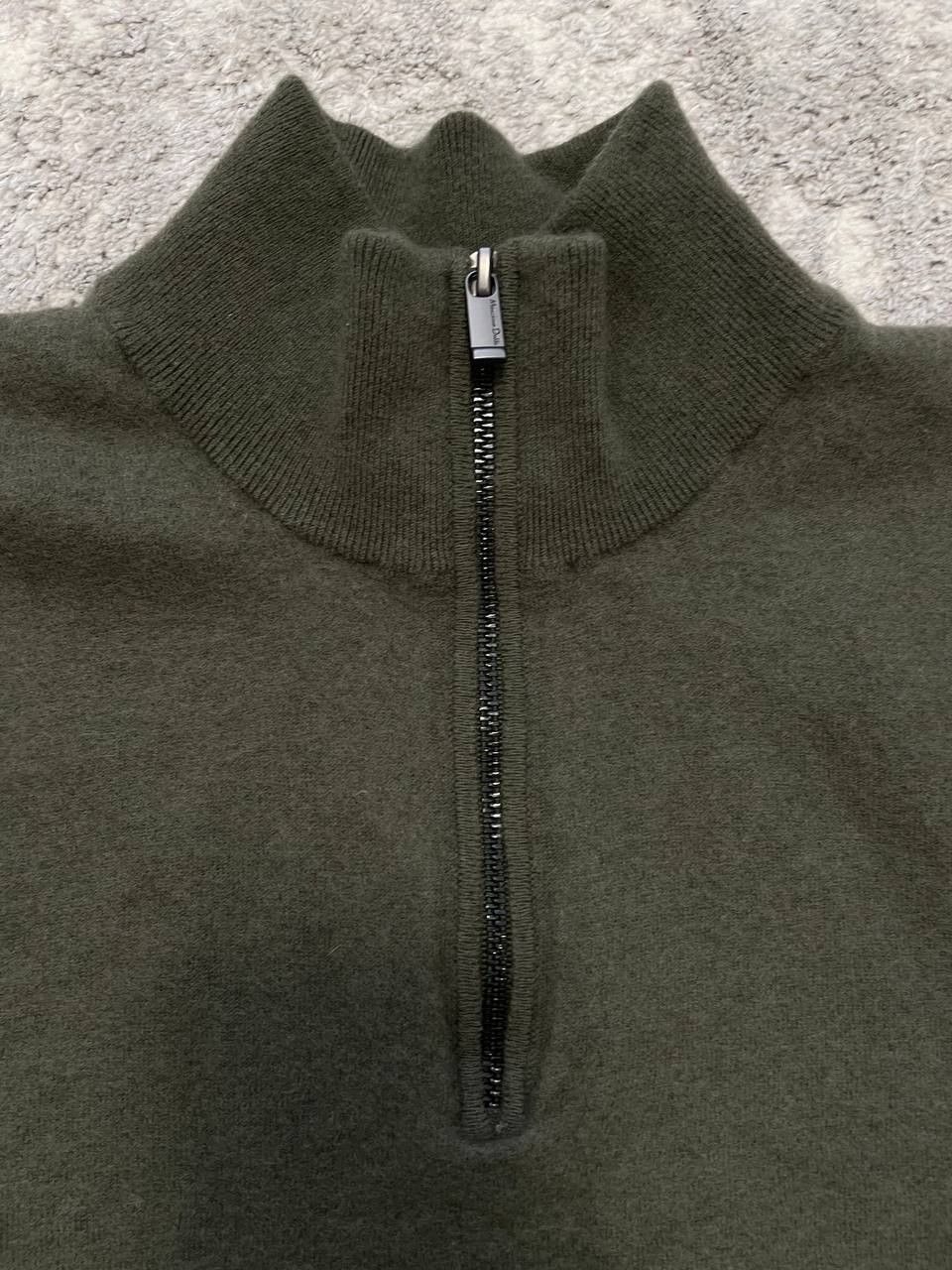 Massimo Dutti Massimo Dutti Quarter-Zip Wool Cashmere Knit Sweater Mens Size US M / EU 48-50 / 2 - 6 Thumbnail