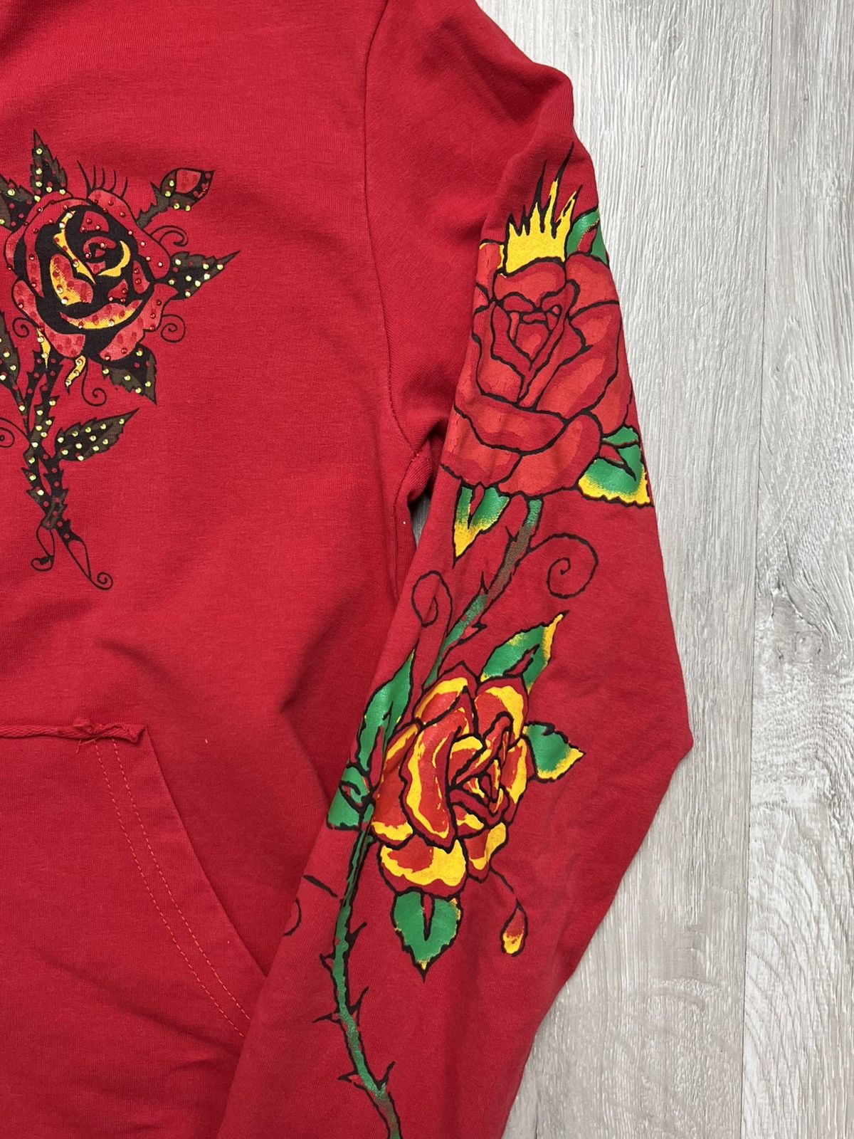 Christian Audigier Vintage Ed hardy love kills women’s hoodie Size S / US 4 / IT 40 - 4 Thumbnail