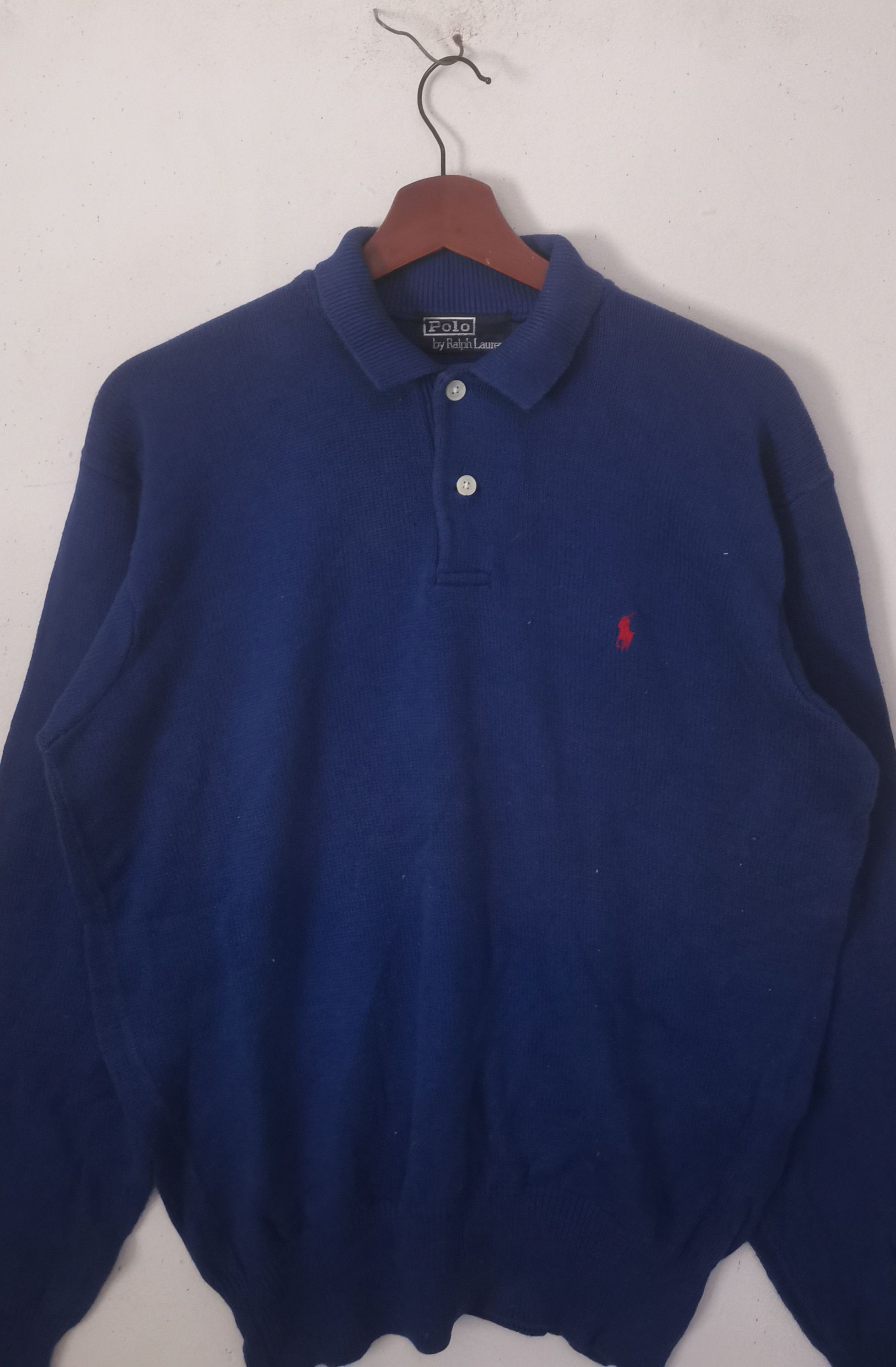 Polo Ralph Lauren × Vintage Rare Polo by Ralph Lauren knitwear sweatshirt Size L / US 10 / IT 46 - 2 Thumbnail