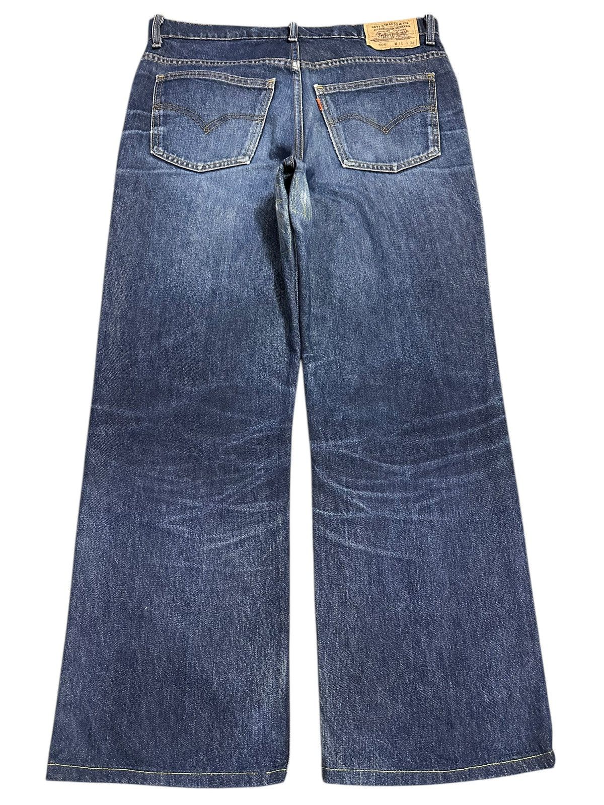 Levi's Vintage 90s Levis 605 Orange Tab Faded Wash Baggy Jeans Size US 36 / EU 52 - 2 Thumbnail