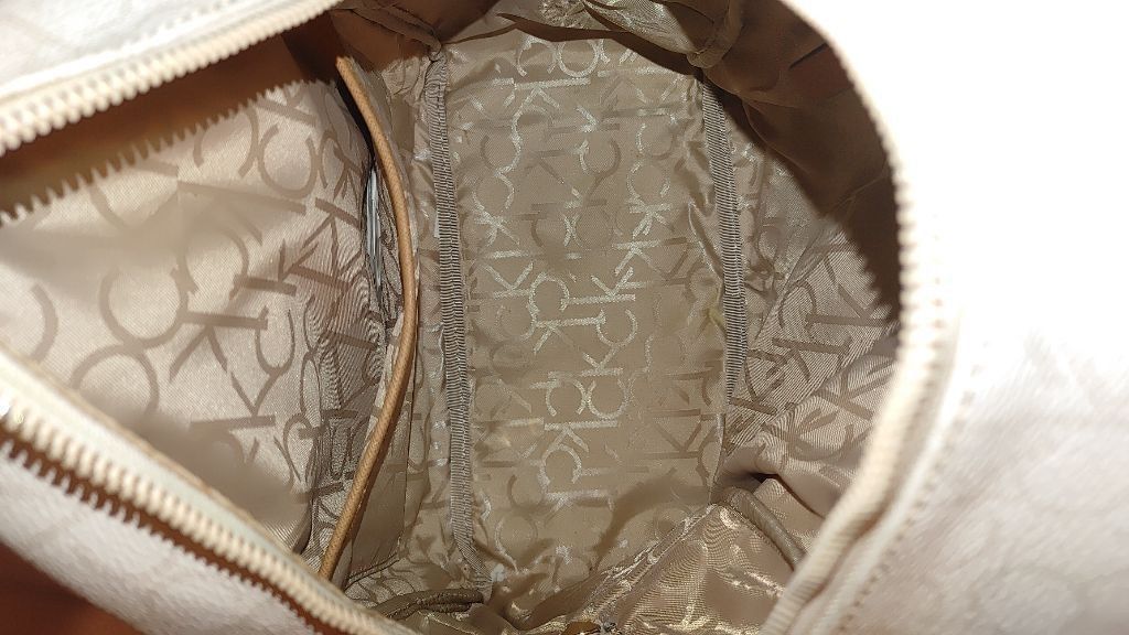 Calvin Klein Calvin Klein Millie Signature Backpack in Vegan Leather Size ONE SIZE - 9 Thumbnail