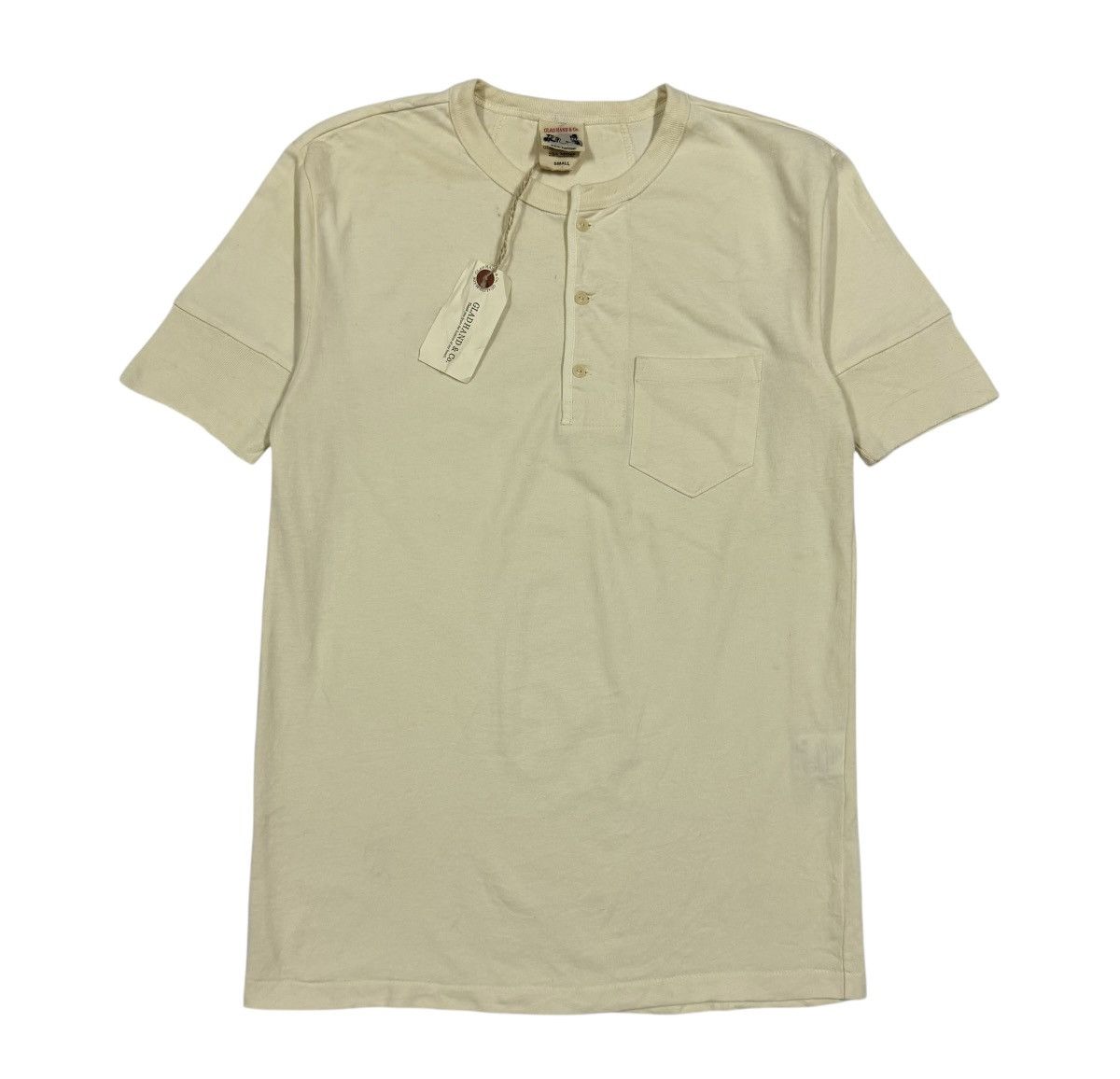Sugar Cane Nwt🔥Glad Hand & Co Us Miliatary Henley Neck Tee Made In Usa Size US S / EU 44-46 / 1 - 1 Thumbnail