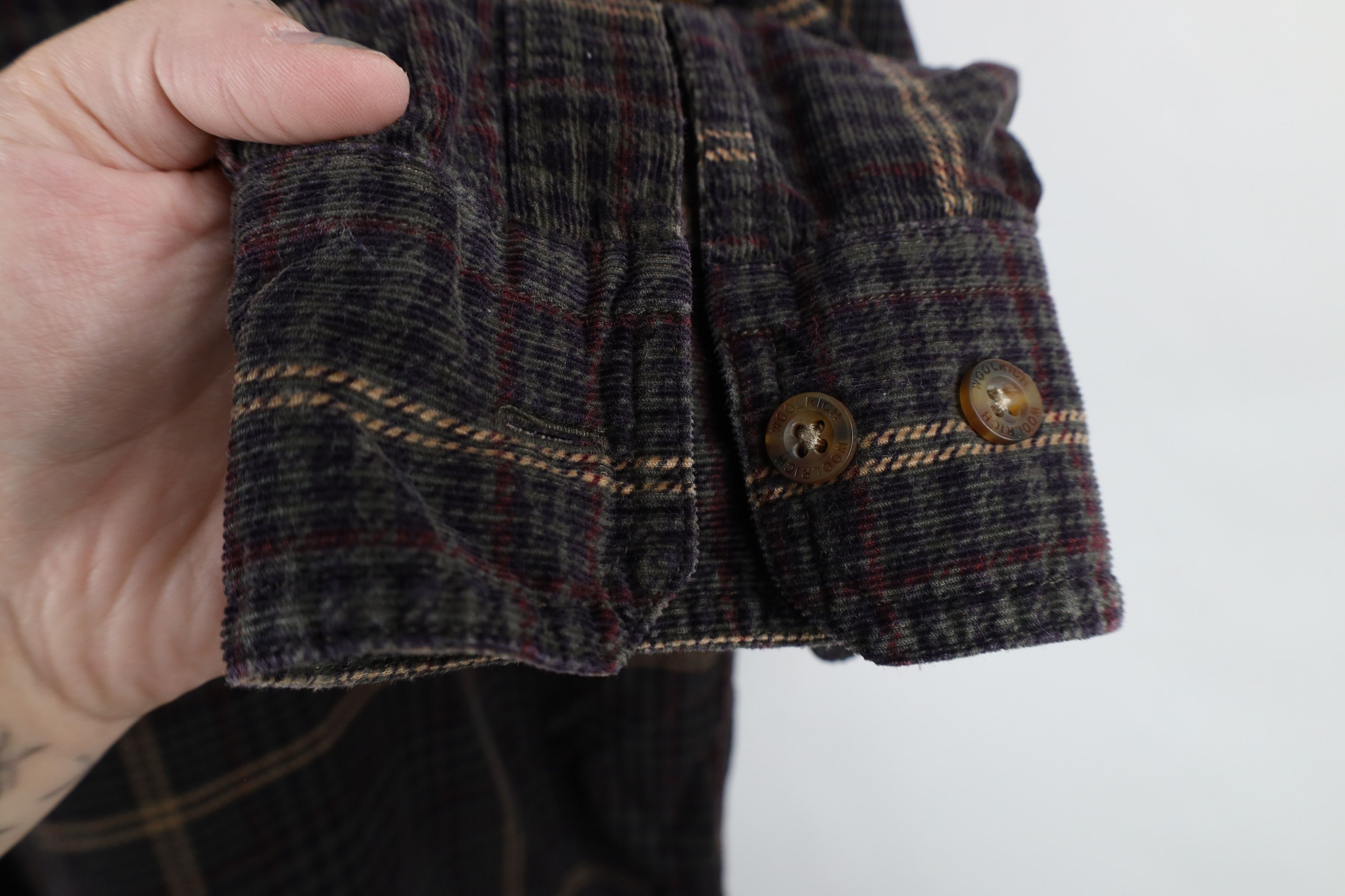 Vintage × Woolrich Woolen Mills Vintage 90s Woolrich Collared Button Down Shirt Plaid Size US XXL / EU 58 / 5 - 7 Thumbnail
