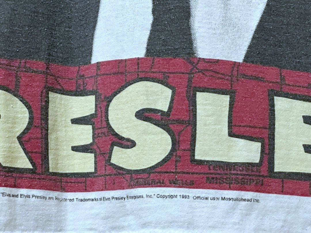 Band Tees Vintage Rare Mosquitohead Elvis Presley photo print shirt Size US L / EU 52-54 / 3 - 4 Thumbnail