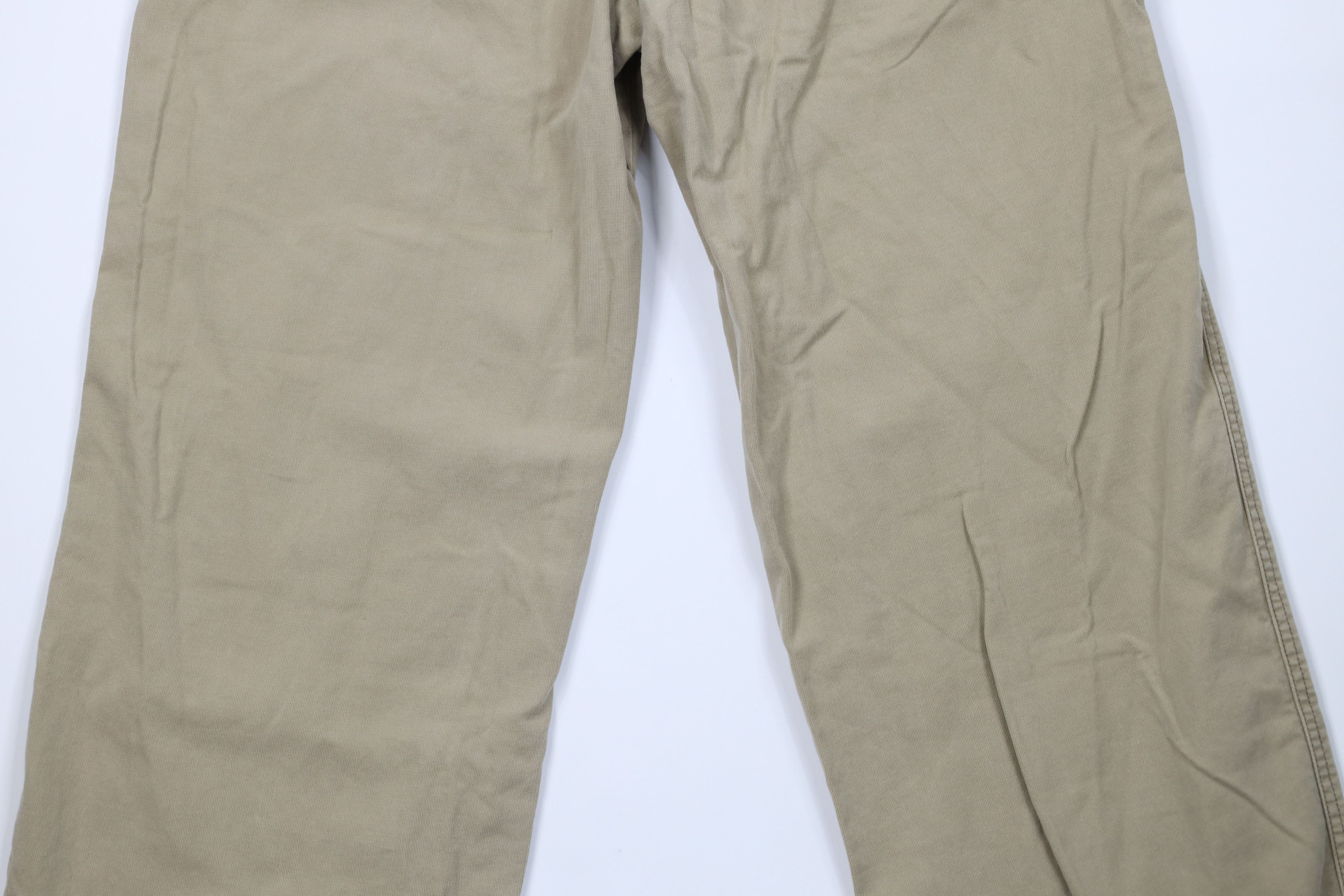 Express Vintage Y2K Express Baggy Fit Wide Leg Dungaree Pants Beige Size US 34 / EU 50 - 14 Thumbnail