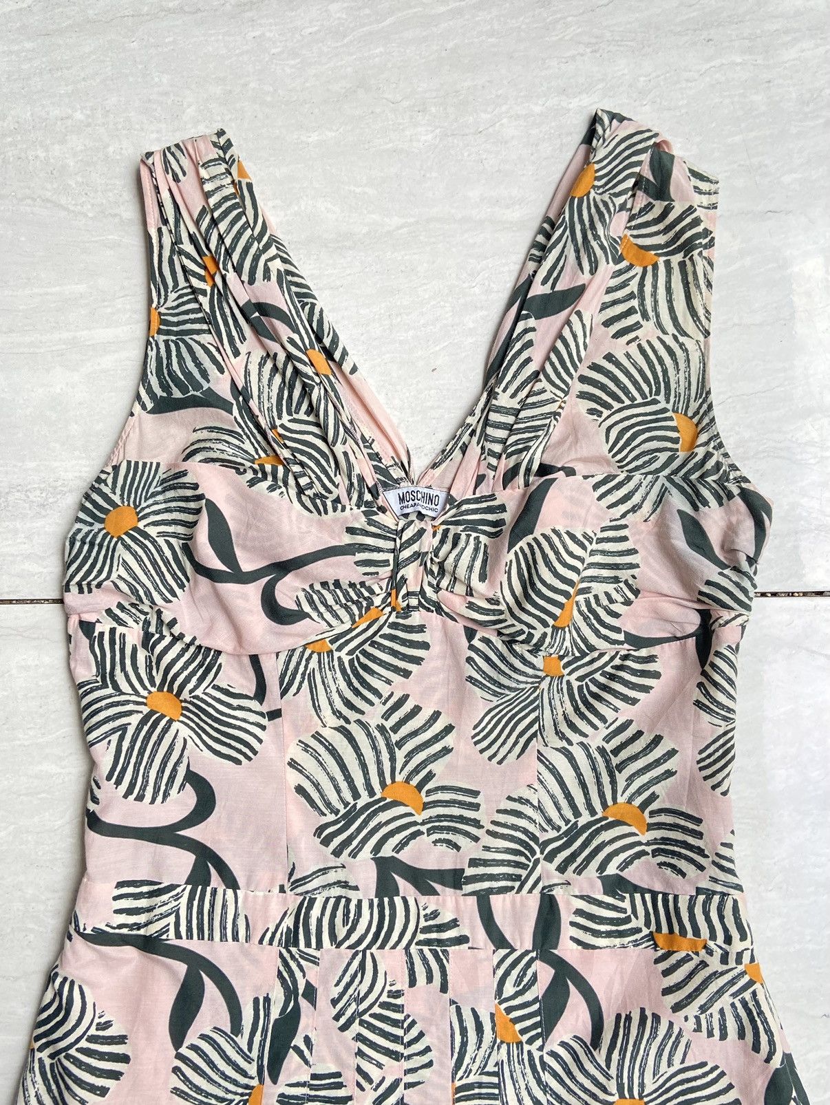 Moschino MOSCHINO Motive Midi Dress Size XS / US 0-2 / IT 36-38 - 9 Thumbnail
