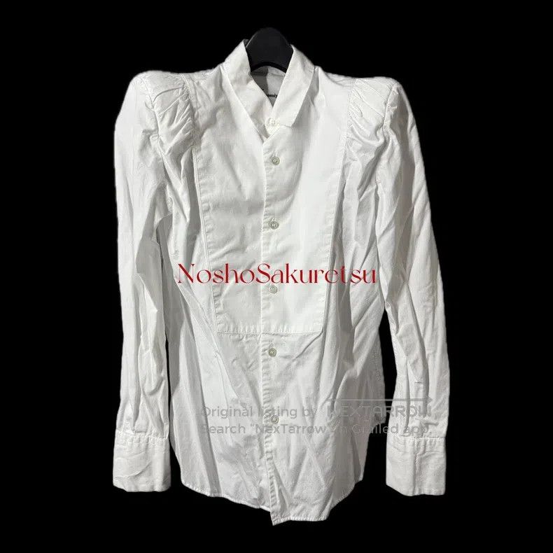 Comme des Garcons Comme Des Garcons Shoulder Pad White Shirt Size S / US 4 / IT 40 - 2 Thumbnail