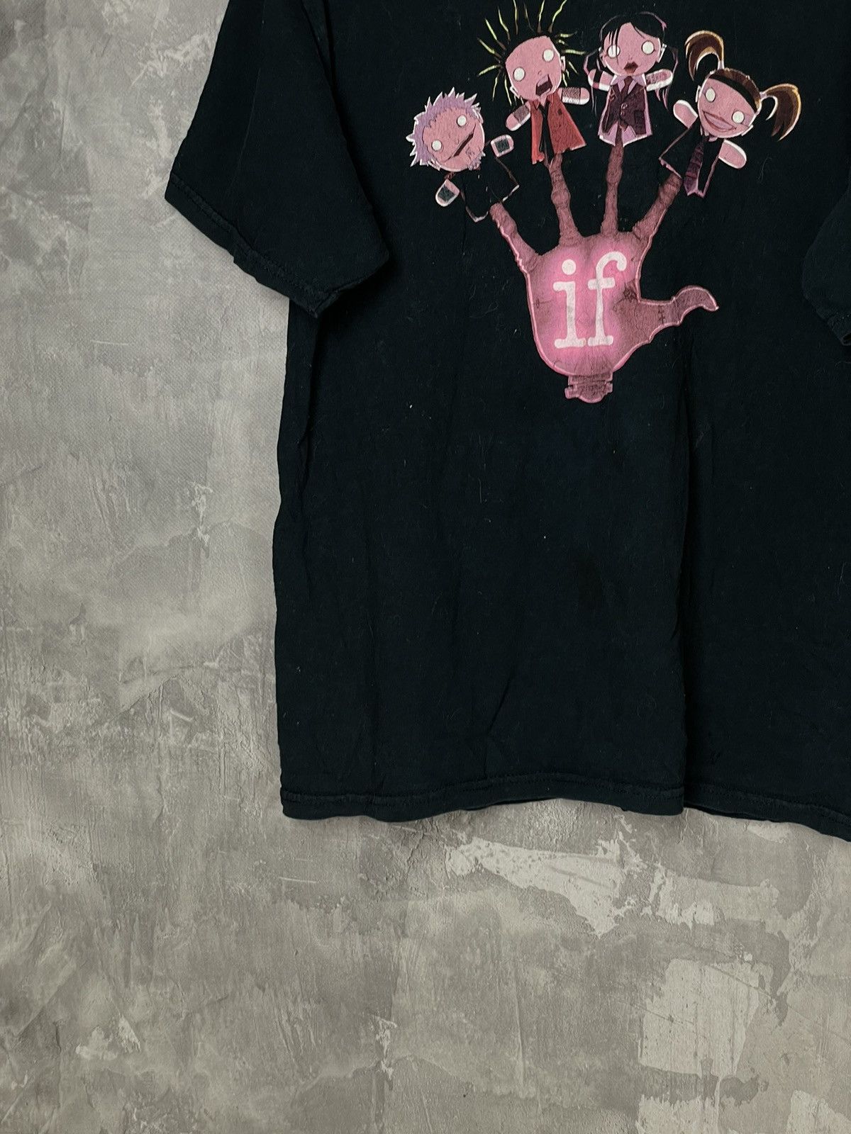 Band Tees × Vintage Vintage “IF” Anima Band T shirt Y2k Style Size US M / EU 48-50 / 2 - 5 Thumbnail