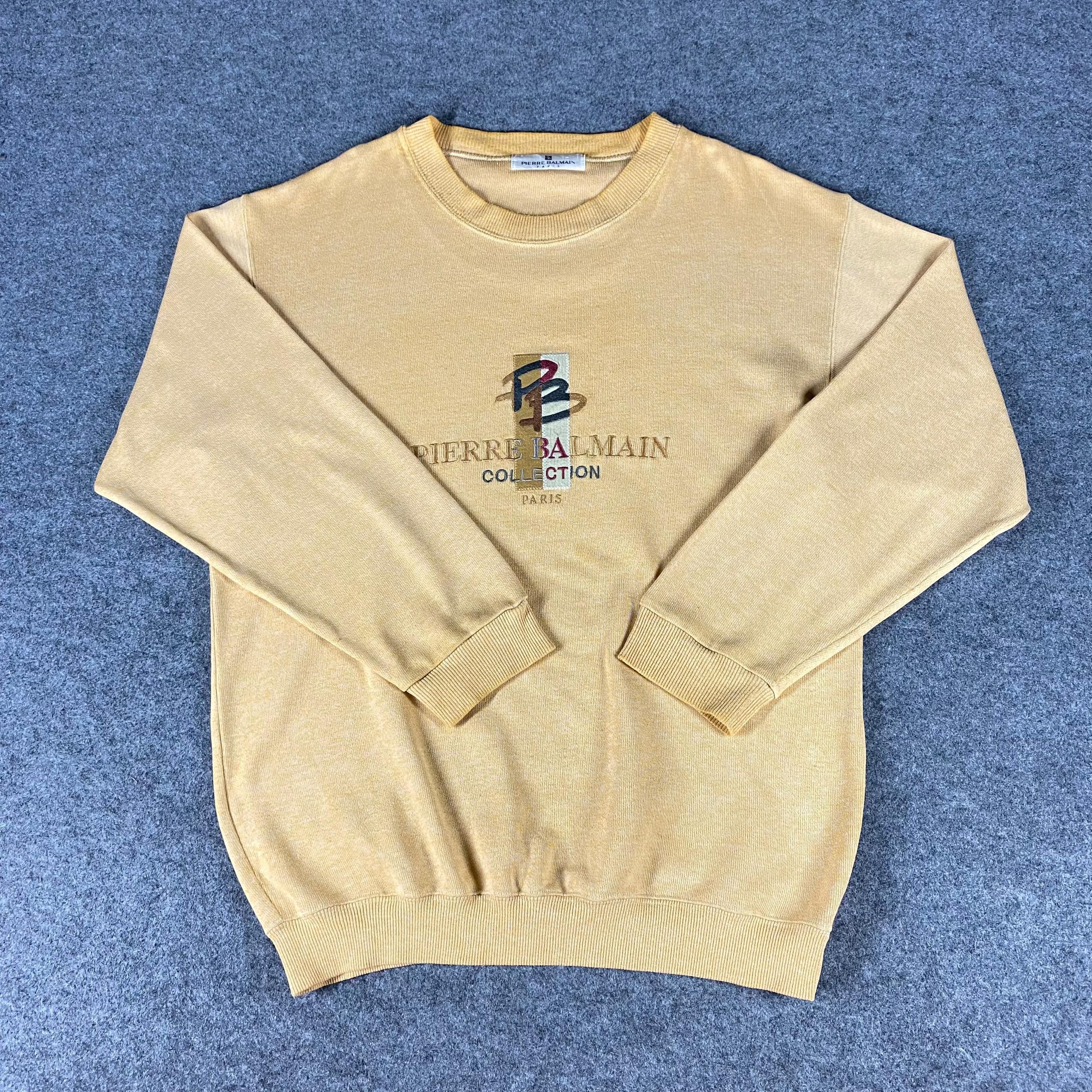 Pierre Balmain Vintage Piere Balmain Paris Sweatshirt Size US L / EU 52-54 / 3 - 3 Thumbnail