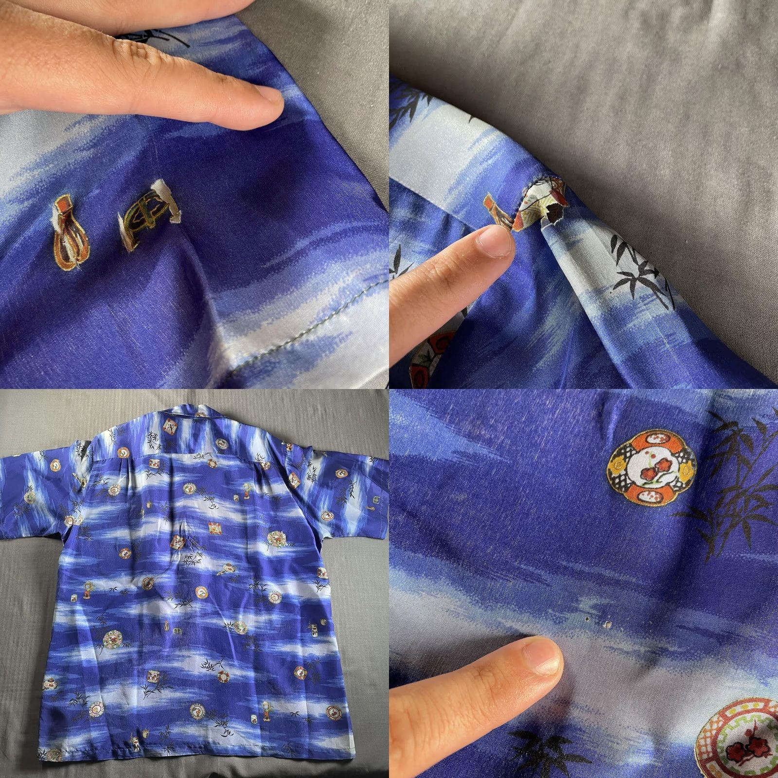 Tori Richard VINTAGE Tori Richard Shirt Mens L Silk Hawaiian Aloha Camp Collar 60s 70s Size US L / EU 52-54 / 3 - 8 Thumbnail