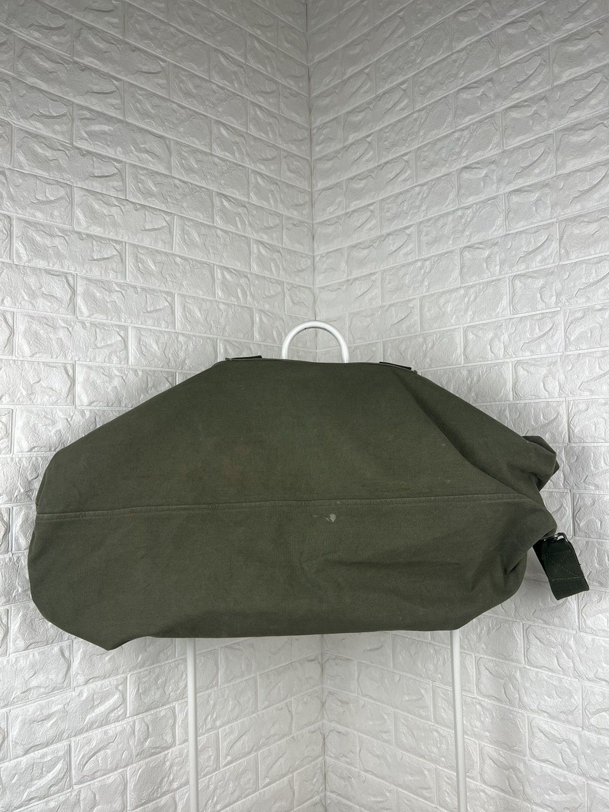Vintage Vintage 1970s 70s US Military Canvas Bag Shoulder Strap Army Size ONE SIZE - 16 Thumbnail