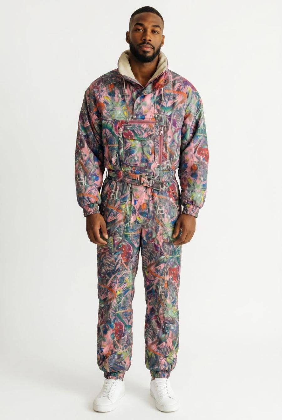 Japanese Brand Vintage Killy “The Power of Fractal” Ski Suit Snow Suit Size US 30 / EU 46 - 1 Thumbnail
