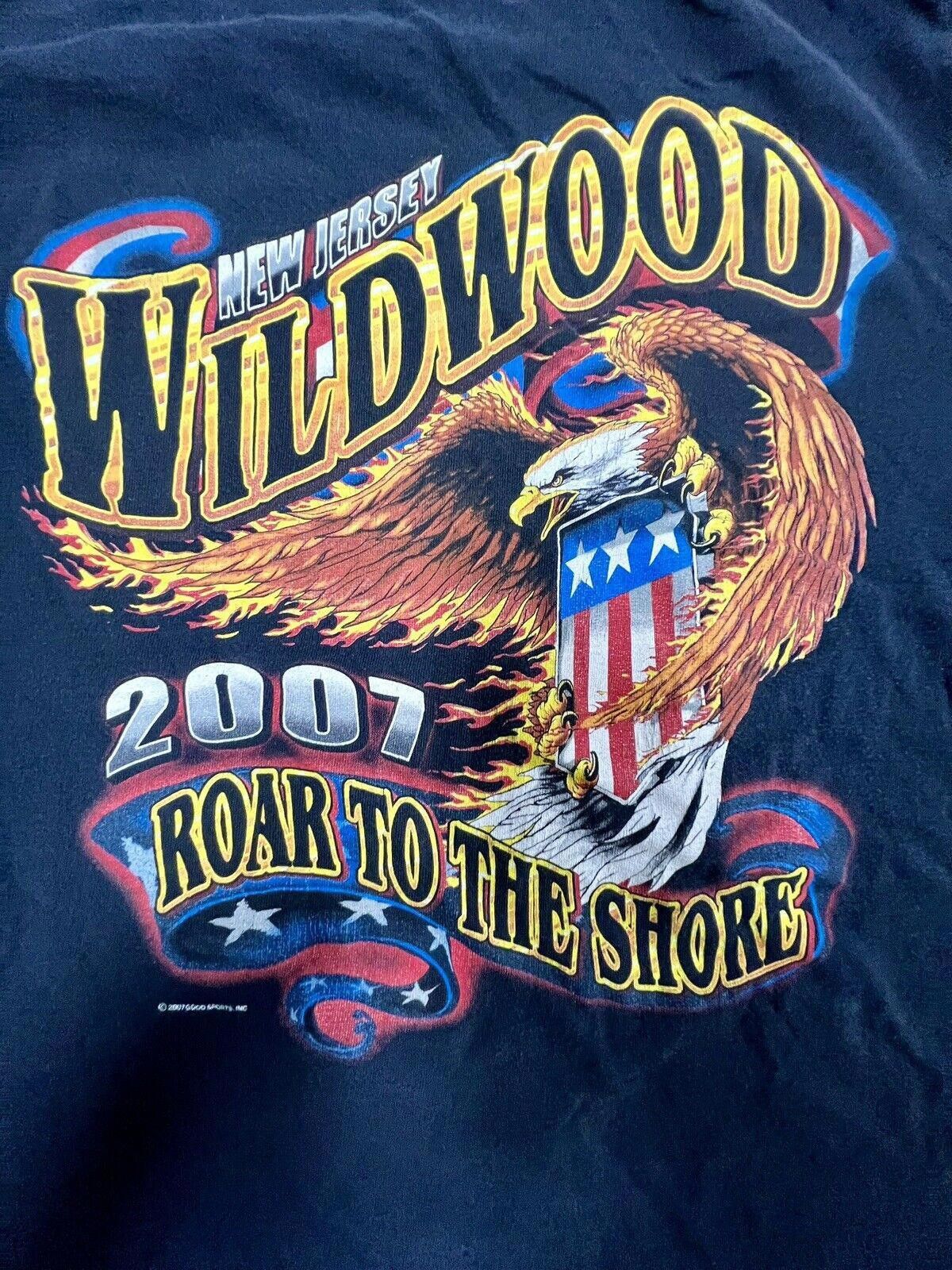 The Unbranded Brand Vintage Wildwood Roar to the Shore T-Shirt 2007 Size US L / EU 52-54 / 3 - 2 Thumbnail
