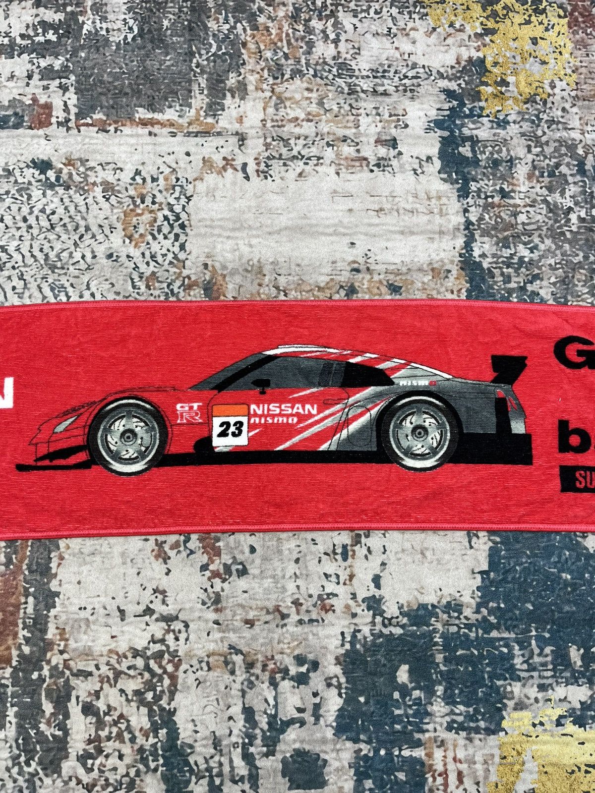 NASCAR Super GT-R 2008 Nissan Nismo Muffler Towel Size ONE SIZE - 2 Thumbnail