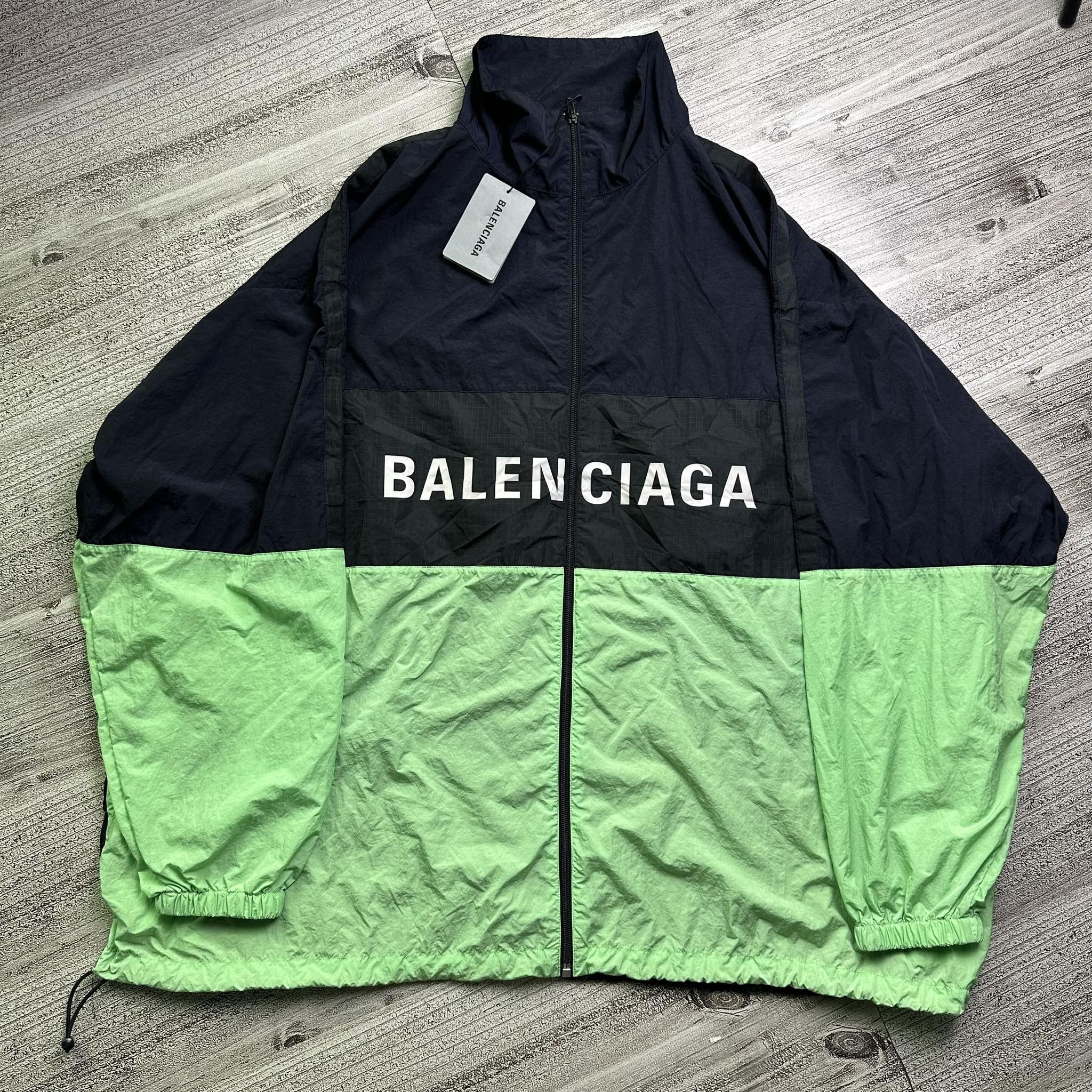 Balenciaga windbreaker green hotsell