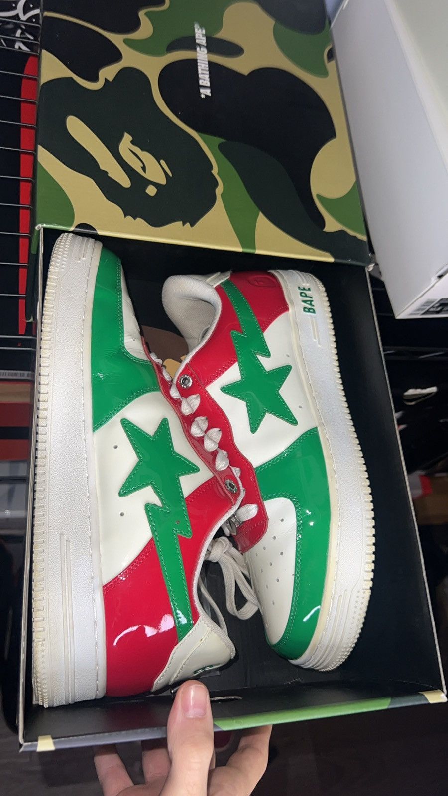 Bape Bapesta Italy Size US 11 / EU 44 - 5 Thumbnail