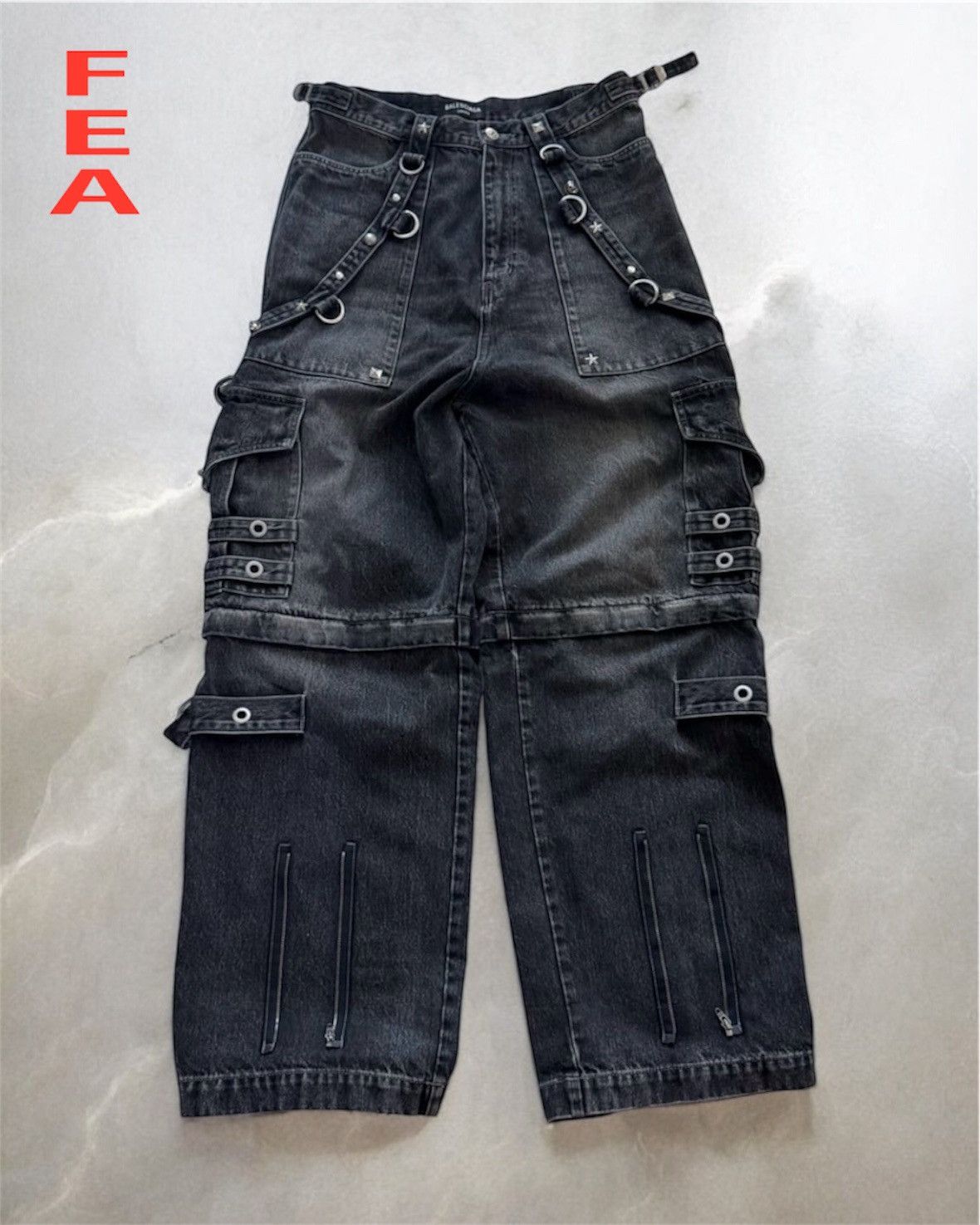Balenciaga Balenciaga Raver Jeans Size US 29 - 1 Thumbnail
