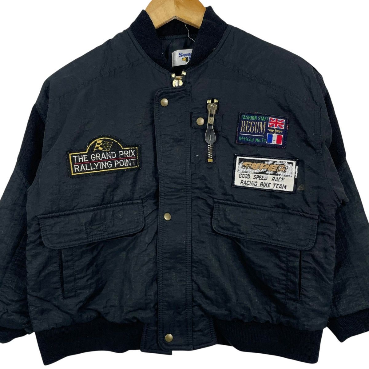 Vintage Sunny Kid Racing Bike Team Bomber Jacket Size US M / EU 48-50 / 2 - 3 Thumbnail