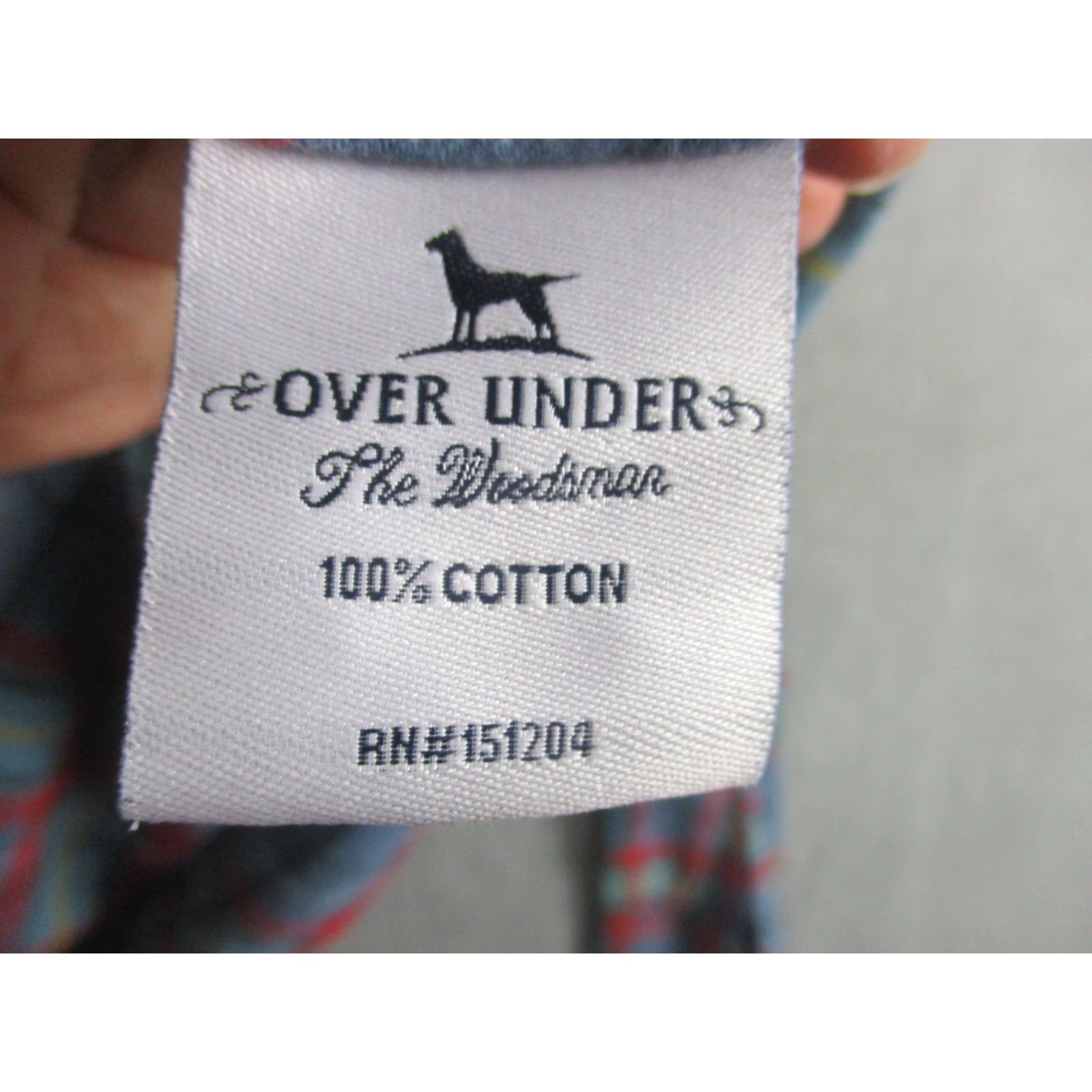Undercover Over Under The Woodsman Shirt Mens Large Blue Plaid Flannel Long Sleeve Shirt Size US L / EU 52-54 / 3 - 7 Thumbnail