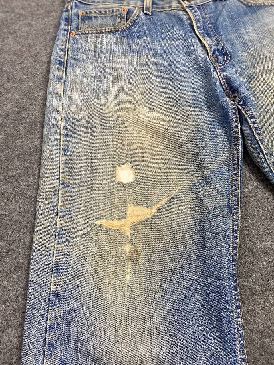 Levi's vintage levis 503 distressed denim nice design Size US 34 / EU 50 - 8 Thumbnail