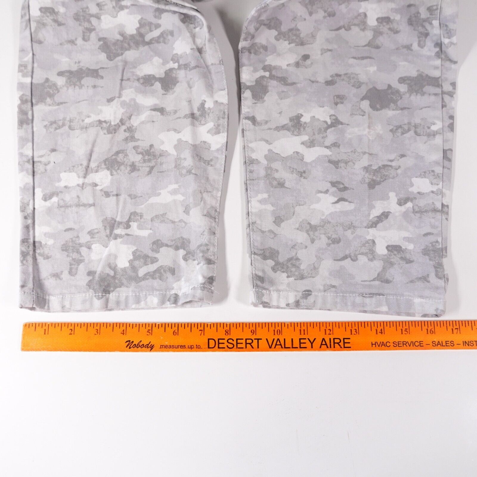 Other Time & Tru Camouflage Camo Cotton Trouser Pants Jeans Gray Size 32" / US 10 / IT 46 - 6 Thumbnail