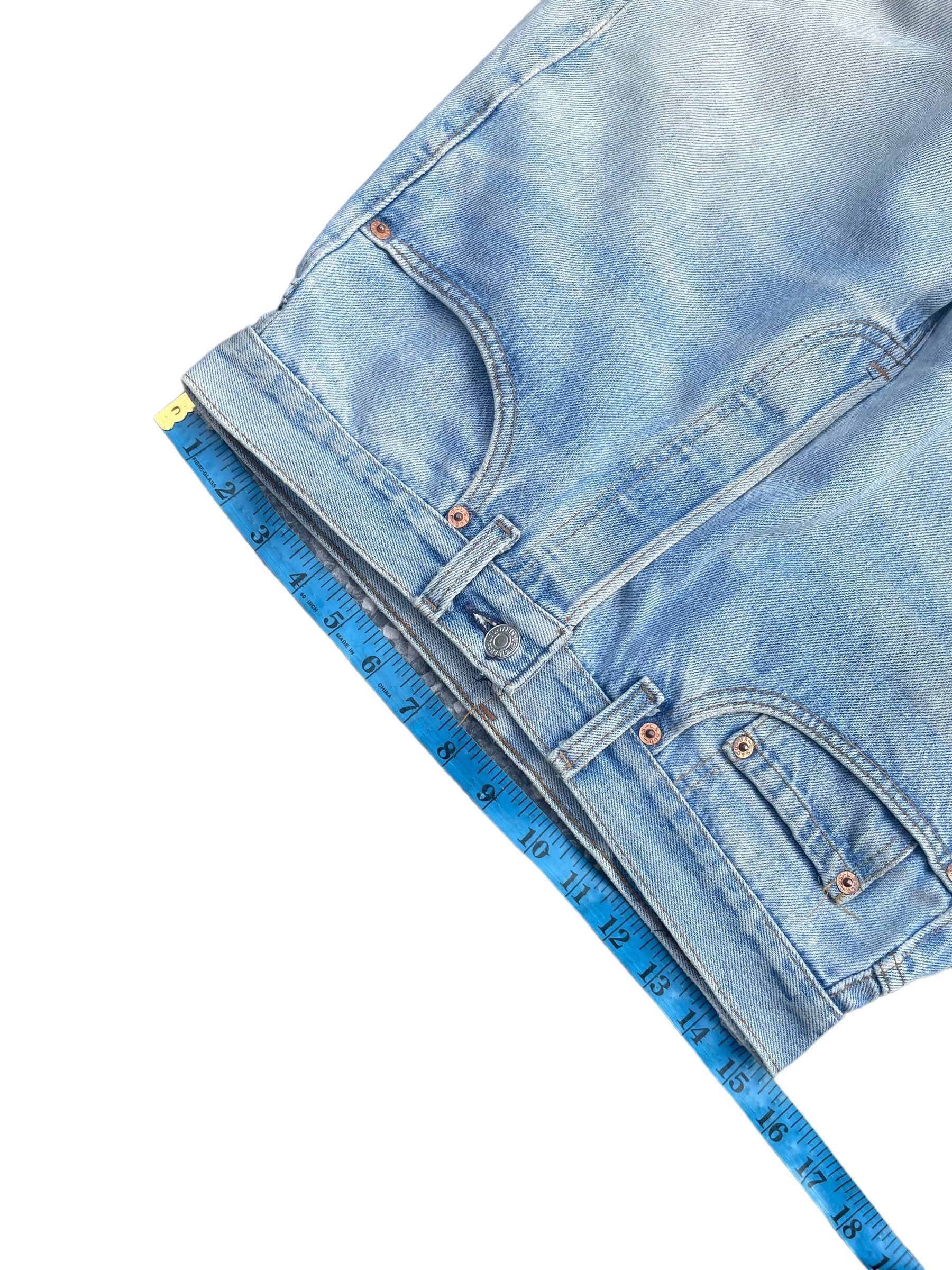 Levi's Vintage 1992 Levis 501 e Faded Distresed Denim Size US 31 - 6 Thumbnail