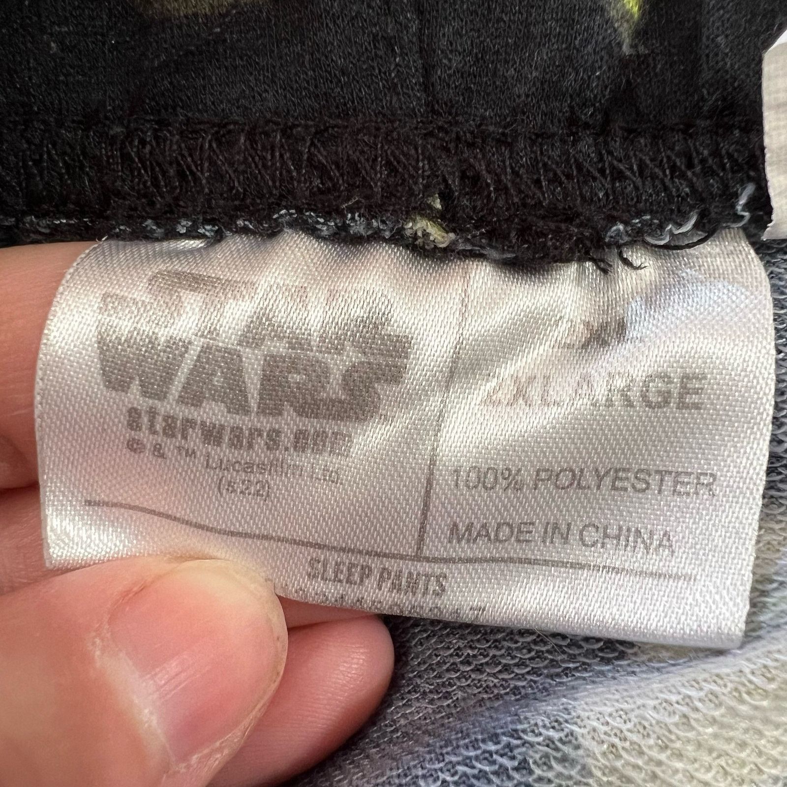 Star Wars Star Wars Yoda Pajama Lounge Pants Joggers Black Green Size US 34 / EU 50 - 8 Thumbnail