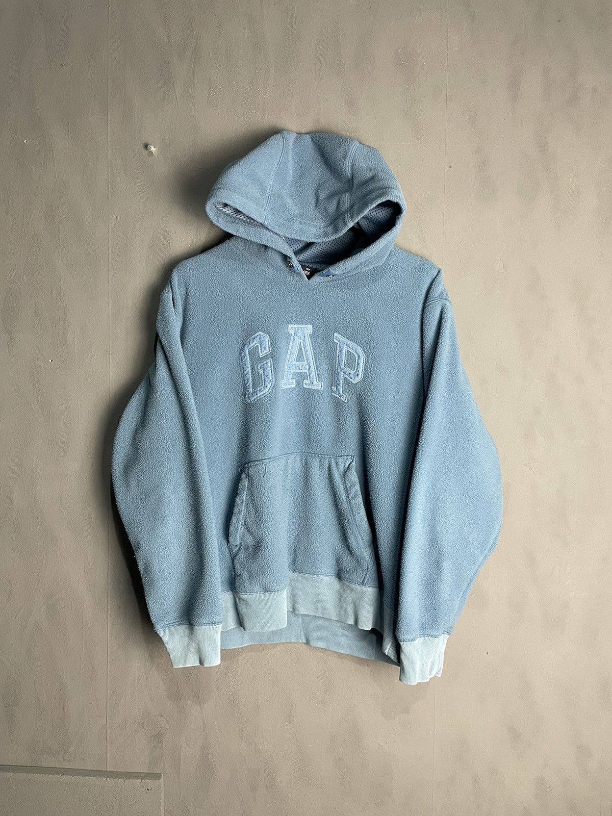 Gap Vintage 90s Gap fleece hoodie Center logo Gorpcore Y2K Size US S / EU 44-46 / 1 - 1 Thumbnail