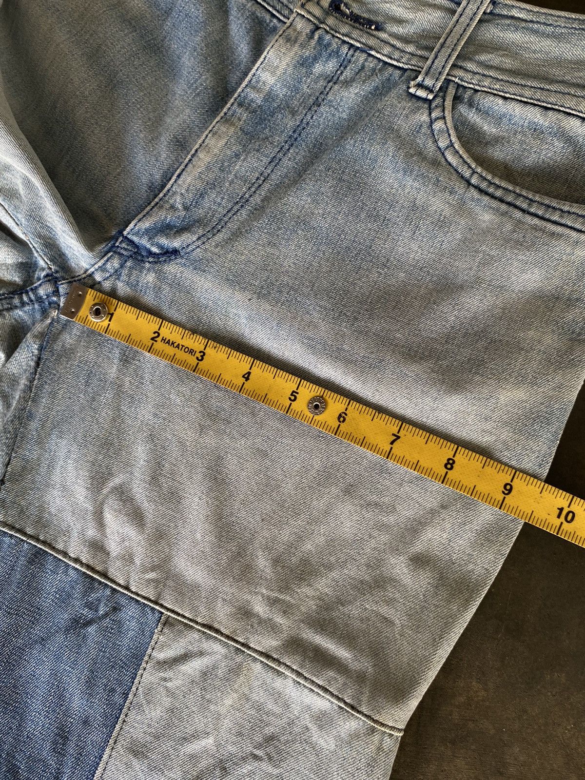 Kapital Kountry Y2k FLARE BLUSSOM IFSIXWASNINE DENIM PANTS Size US 27 - 13 Thumbnail