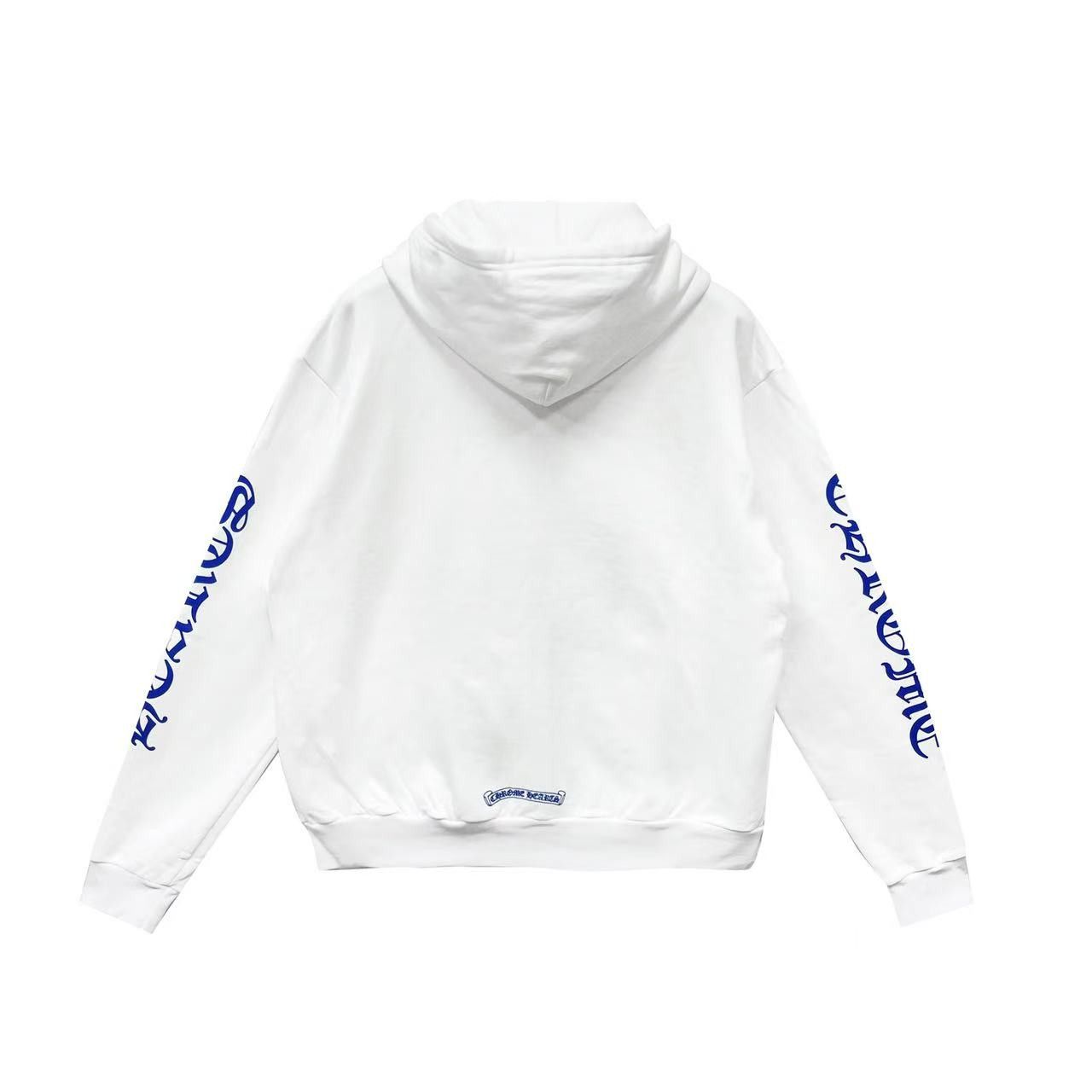 Chrome Hearts Chrome Hearts Blue Scroll White Zip Up Hoodie Size US XL / EU 56 / 4 - 2 Thumbnail