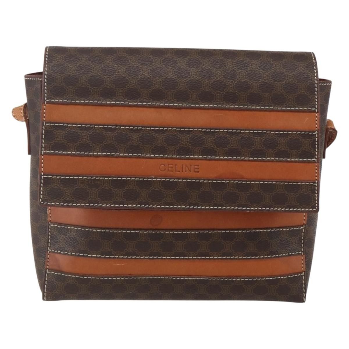 Celine Celine Vintage Macadam Canvas and Leather Size ONE SIZE - 1 Thumbnail