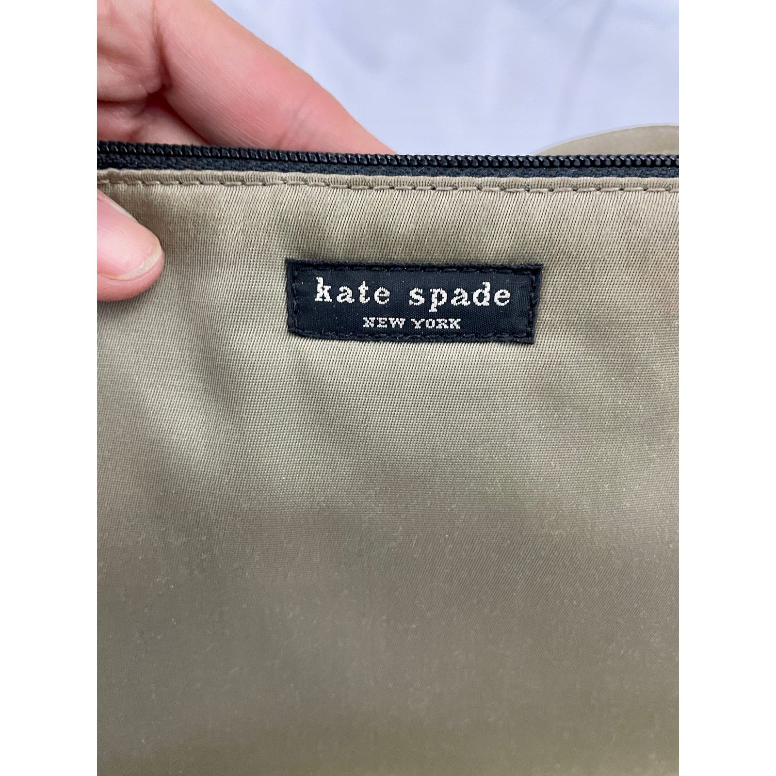 Kate Spade VTG Kate Spade New York Golden Satin Fabric Baguette Purse Size ONE SIZE - 3 Thumbnail
