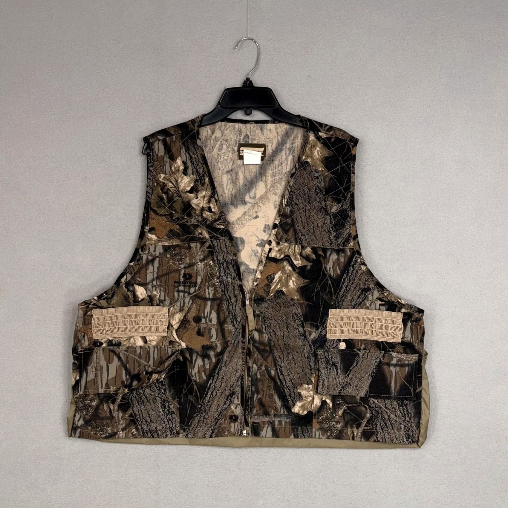 Vintage Saf-T-Bak Vest Mens 2XL Brown Mossy Oak Camo Quilted Hunting Gamebag Outdoor Shirt Size US XXL / EU 58 / 5 - 2 Thumbnail
