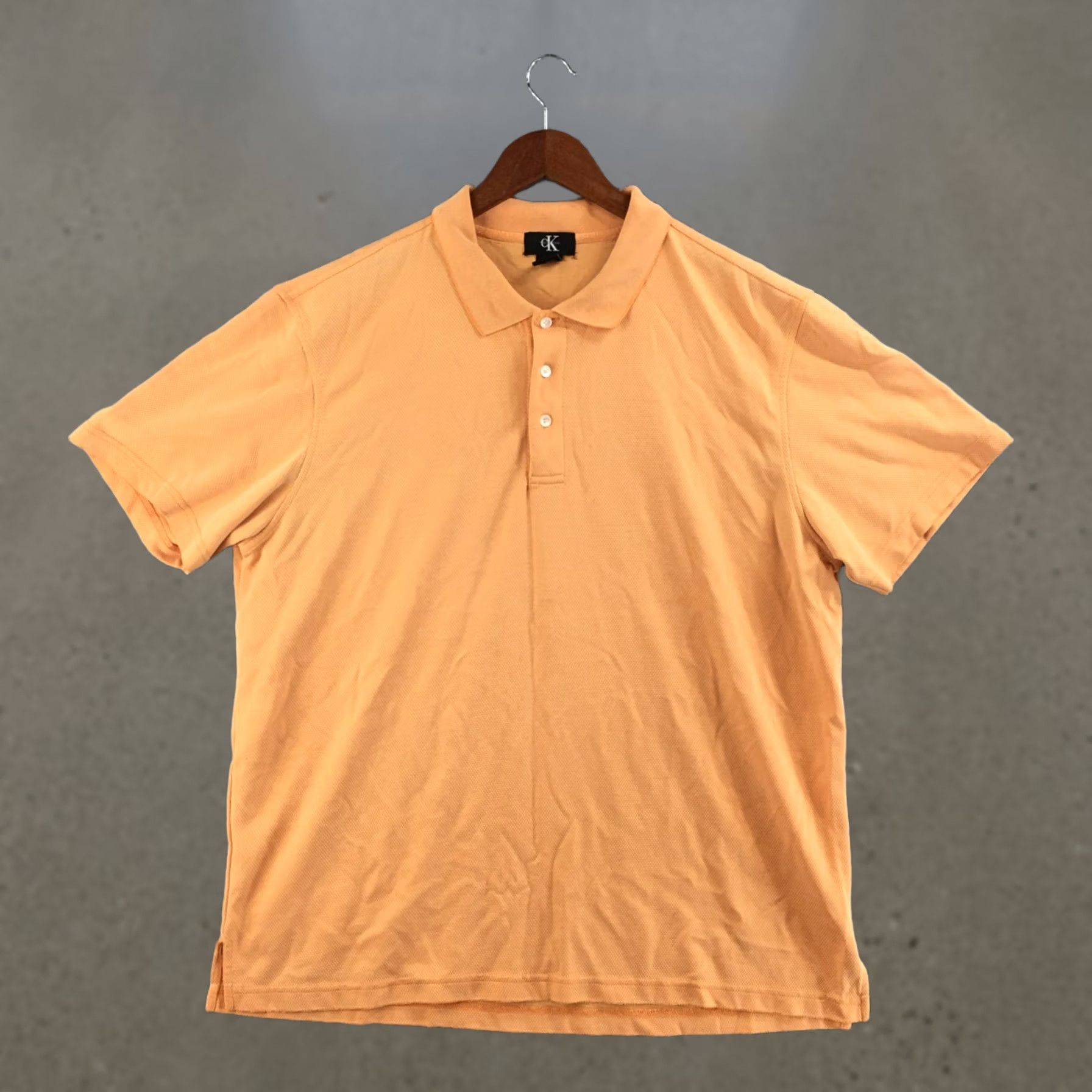 Calvin Klein Calvin Klein Shirt Mens XL Orange Polo Short Sleeve Pullover Regular Fit Casual Size US XL / EU 56 / 4 - 1 Thumbnail