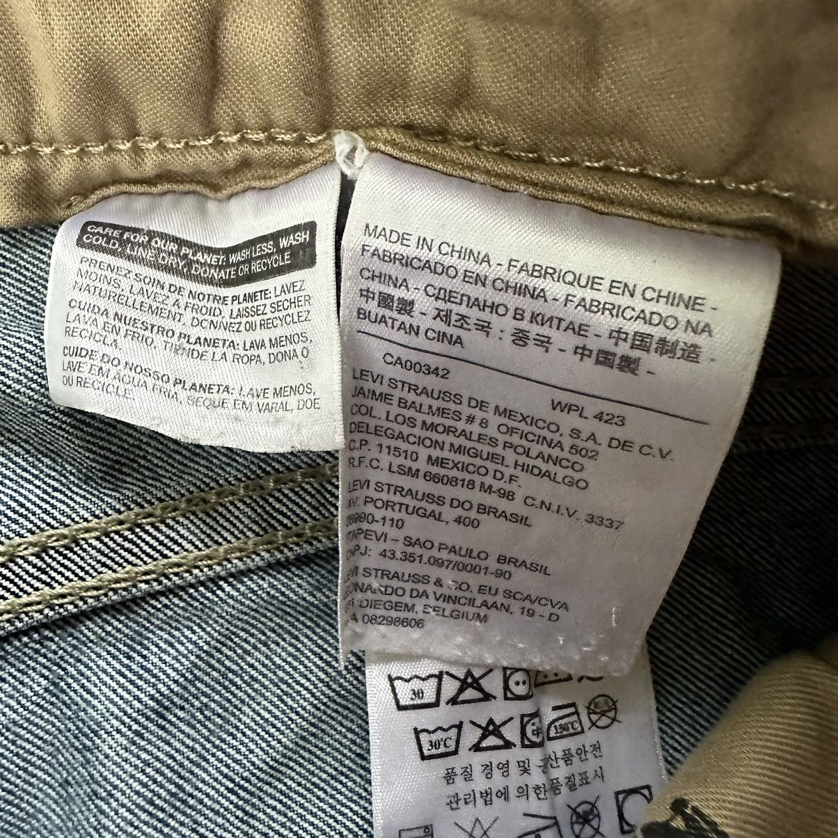 Levi's W35 Vintage Levi’s 513 Distressed Faded Denim Jean Pant Size US 35 - 8 Thumbnail