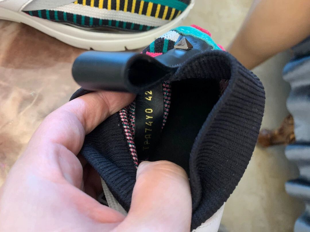 Valentino Valentino Men's Ethnic High Top Sock Sneaker Colorblock 42 Size US 9 / EU 42 - 5 Thumbnail