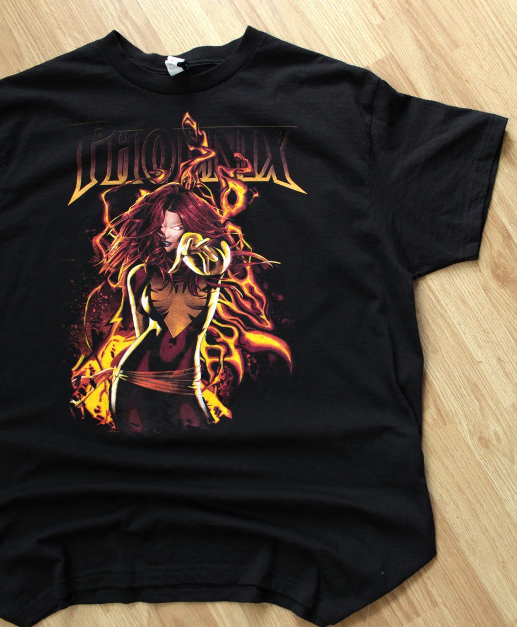 Mad Engine 🔥 Dark Phoenix Marvel Comics X-Men T Shirt Super Hero Engine Size US XXL / EU 58 / 5 - 2 Thumbnail