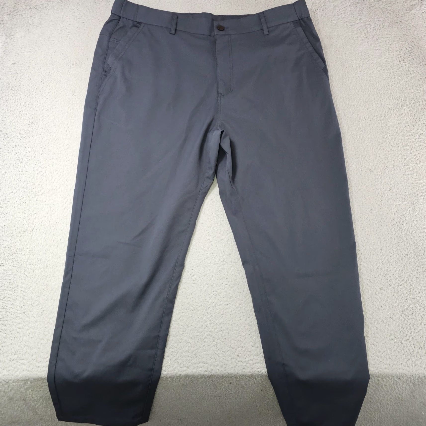 Vintage VINTAGE: No — Jack Archer Pants Mens 35x28 Deep Blue Straight Fit Chino Casual Tech Travel Size US 35 - 2 Thumbnail