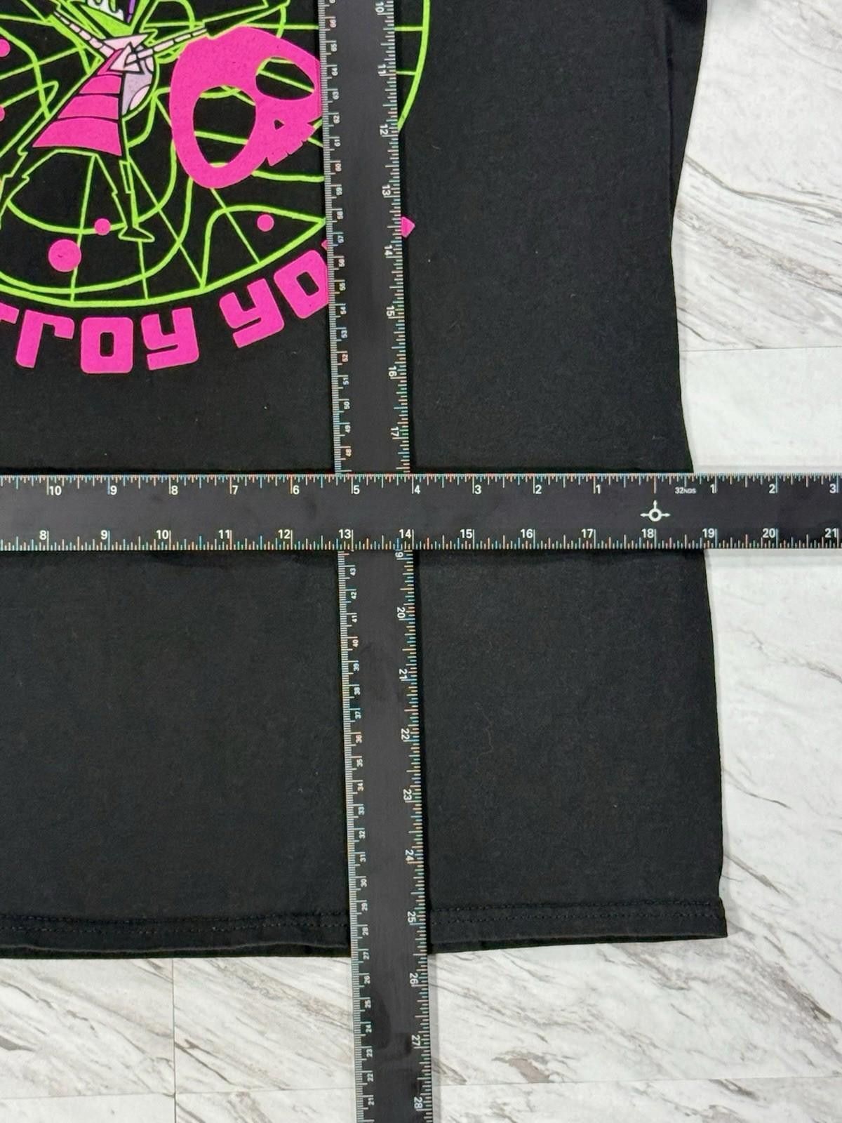 Nickelodeon Invader Zim “Destroy You!” Neon Graphic Nickelodeon M#8 Size US M / EU 48-50 / 2 - 3 Thumbnail