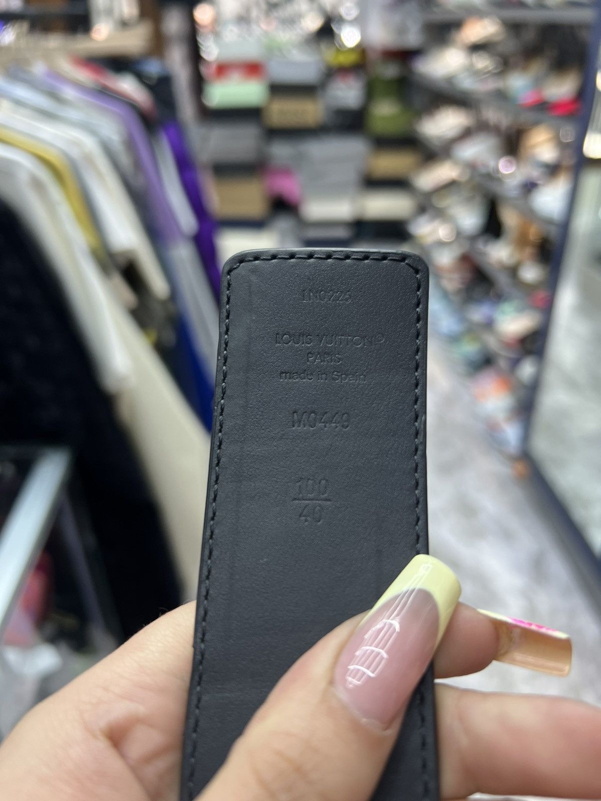Louis Vuitton Louis Vuitton Matte Black Belt Monogram Eclipse Canvas Size 40 - 6 Thumbnail