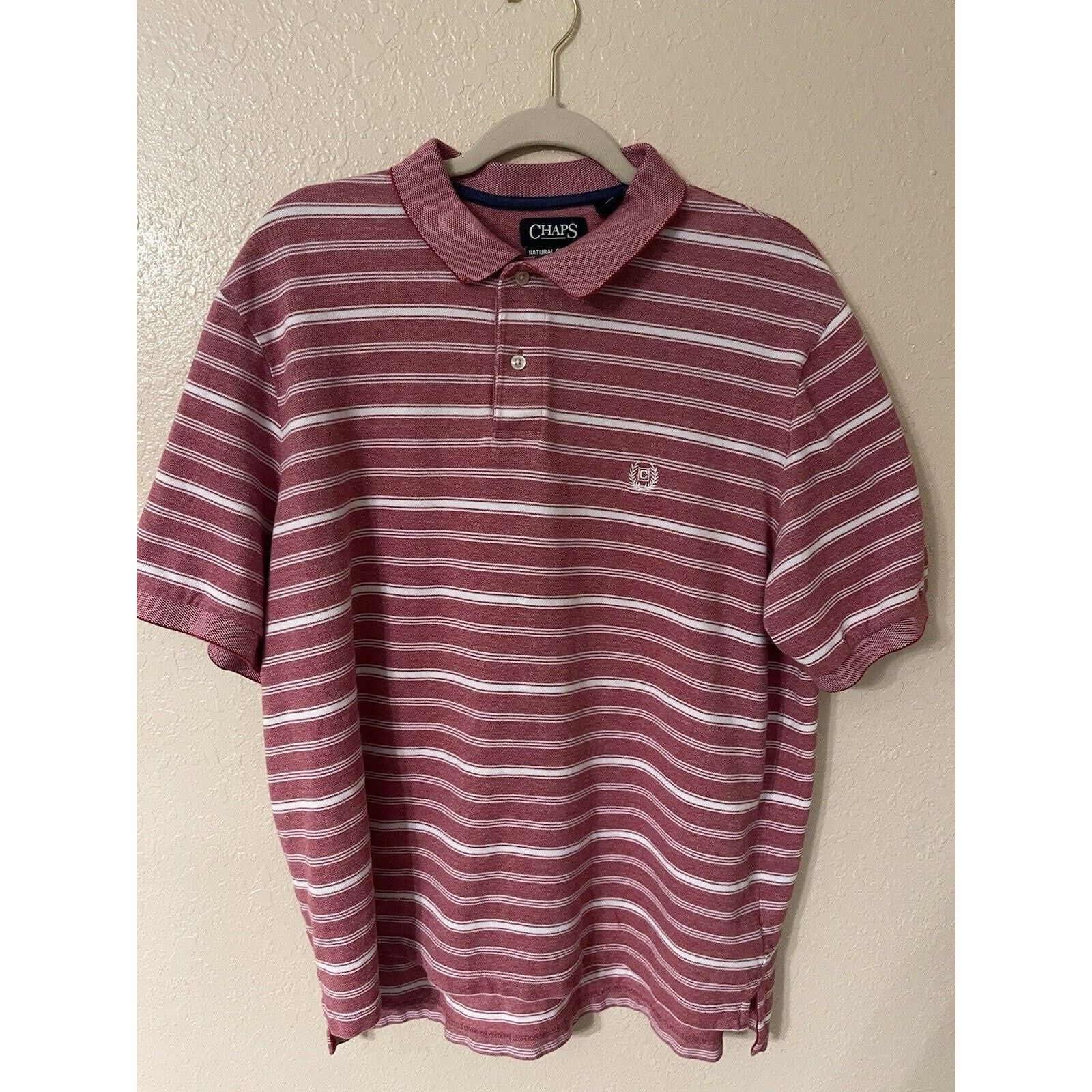 Chaps CHAPS Stretch Short Sleeve Polo Top Men's Shirt XL Size US XL / EU 56 / 4 - 1 Thumbnail