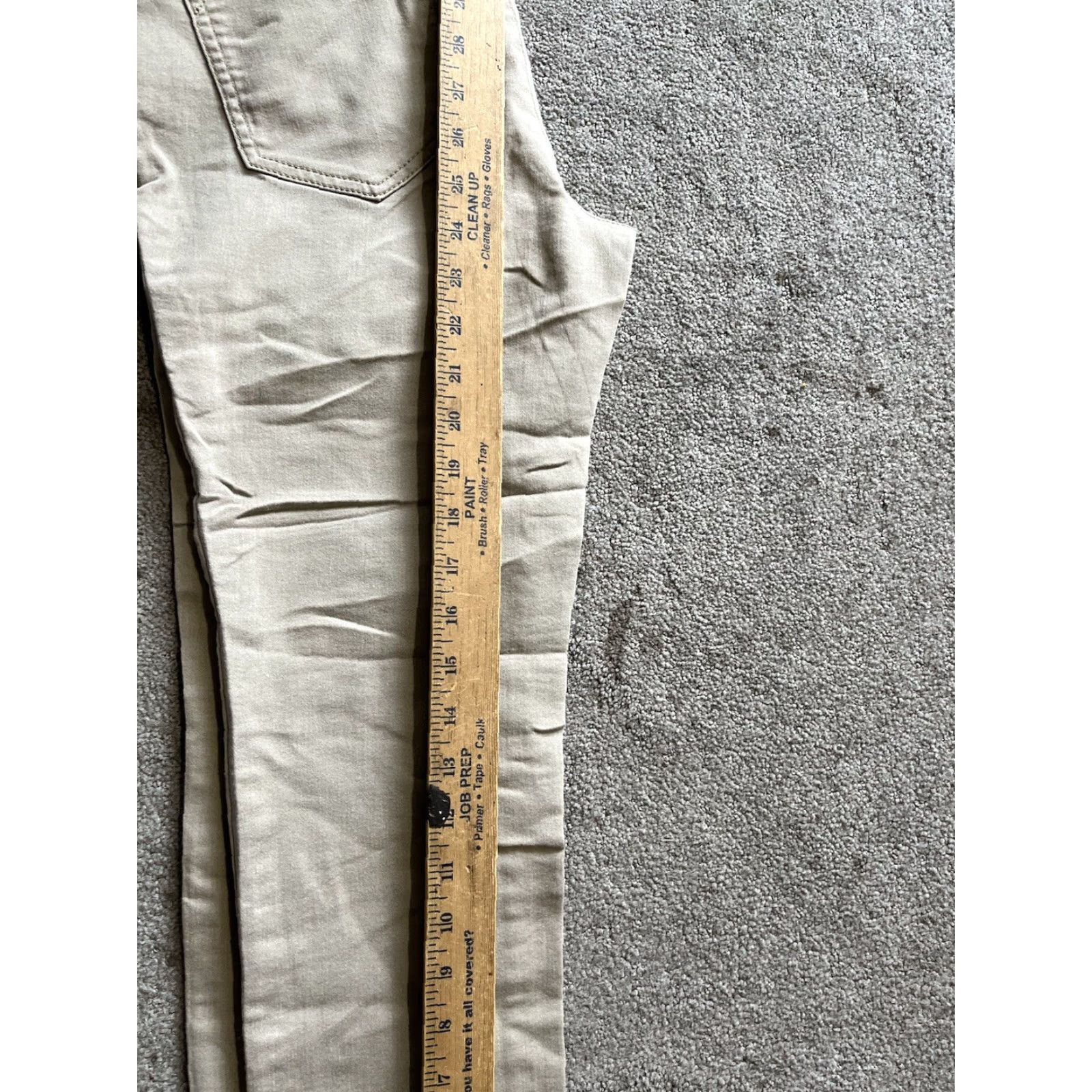 Vintage Bass Jeans Women Skinny Solid Beige Size 6 XS? Size 30" / US 8 / IT 44 - 6 Thumbnail