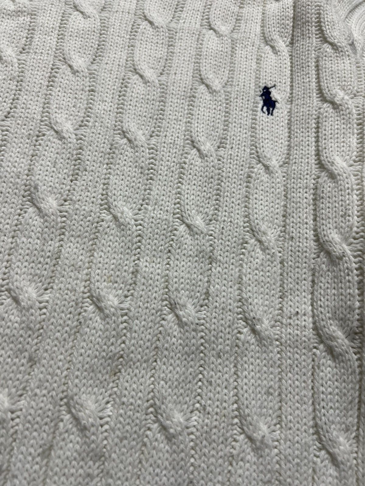 Vintage Vintage Y2k Polo By Ralph Lauren 🤍 Knit Sweater White 90’s Size US XL / EU 56 / 4 - 6 Thumbnail