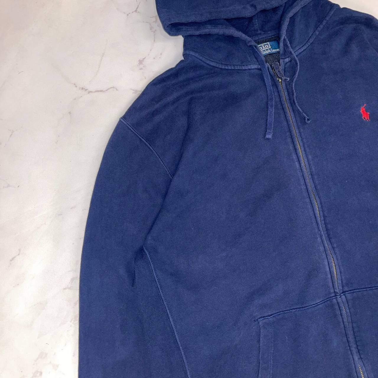 Polo Ralph Lauren Ralph Lauren Polo Zip Up Hoodie Pony Y2K Navy Blue Size US XXL / EU 58 / 5 - 4 Thumbnail