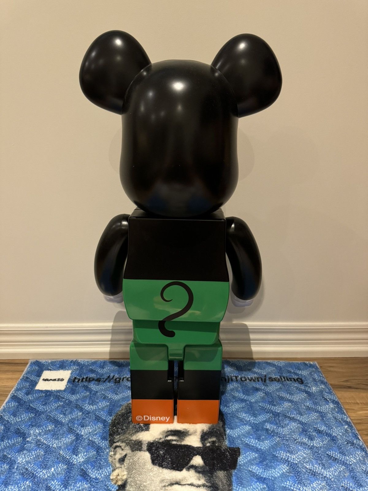 Medicom Toy Mickey Mouse Bearbrick 1000% Size ONE SIZE - 3 Thumbnail