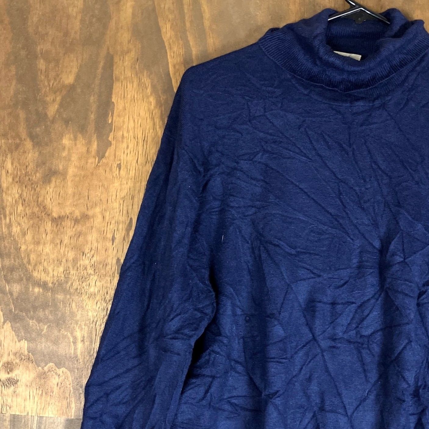 Talbots Talbots Womens Sweater Dark Blue Turtleneck Knit Pull Over XL Regular Knitwear Pullover Casual Workwear Size XL / US 12-14 / IT 48-50 - 4 Thumbnail