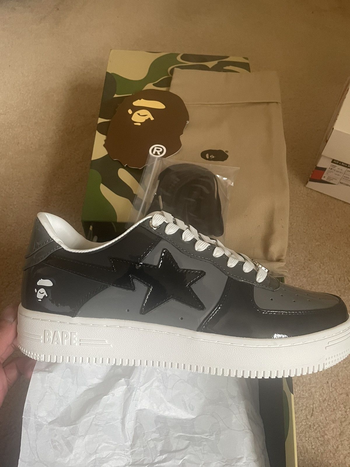 Bape Bape Bapesta Low ‘Camo Combo Black’ Size US 10 / EU 43 - 1 Thumbnail