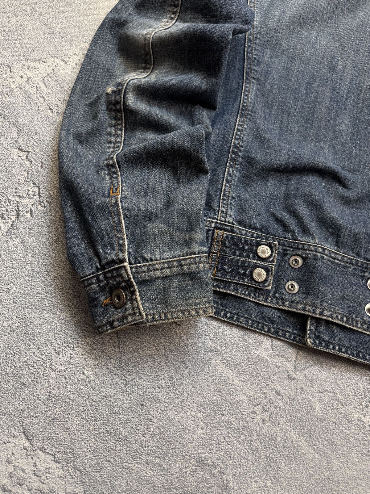 Dolce & Gabbana Vintage Dolce Gabbana Denim Jacket Destrised 90s Y2K Size US L / EU 52-54 / 3 - 16 Thumbnail