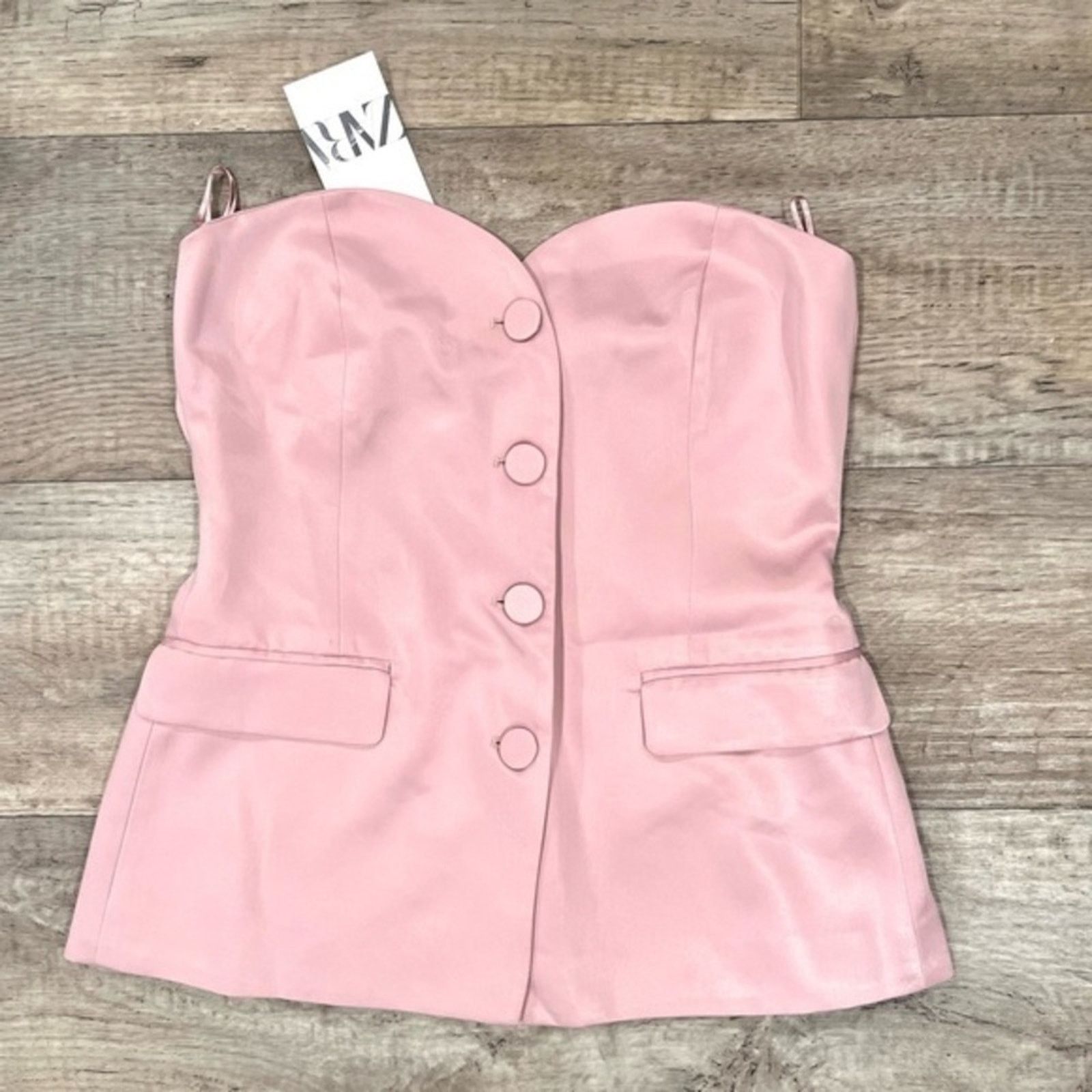 Zara ZARA BLOGGER FAVE!!! Strapless Top NWT Size M / US 6-8 / IT 42-44 - 21 Thumbnail