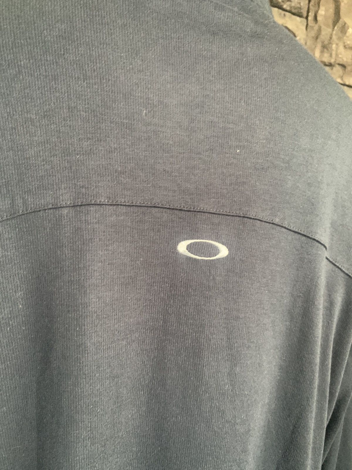Oakley × Vintage Vintage Oakley Half Zipper Long Sleeve Polo Shirt Size US L / EU 52-54 / 3 - 7 Thumbnail